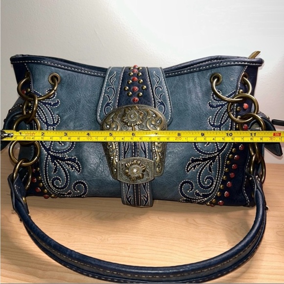 Montana West Blue Conceal Carry Purse, NWOT - Picture 8 of 16